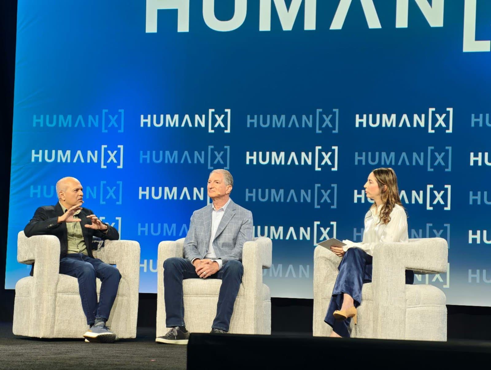 AMD CTO Mark Papermaster speaking at HumanX